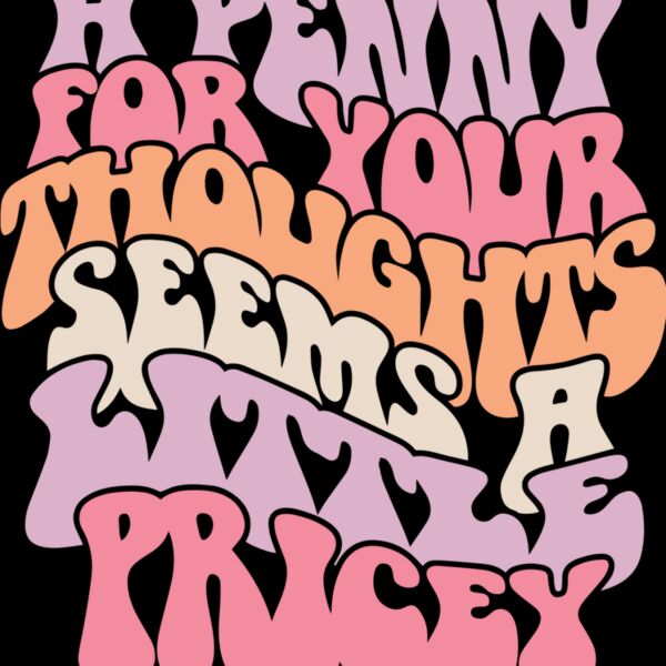 A penny for your thought SVG Thumbnail