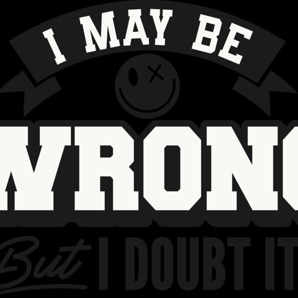 I may be wrong SVG Thumbnail